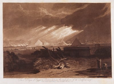 The Fifth Plaque of Egypt, engraved by Charles Turner by Joseph Mallord William Turner